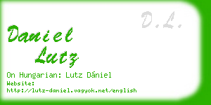daniel lutz business card