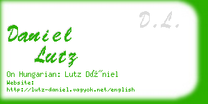 daniel lutz business card